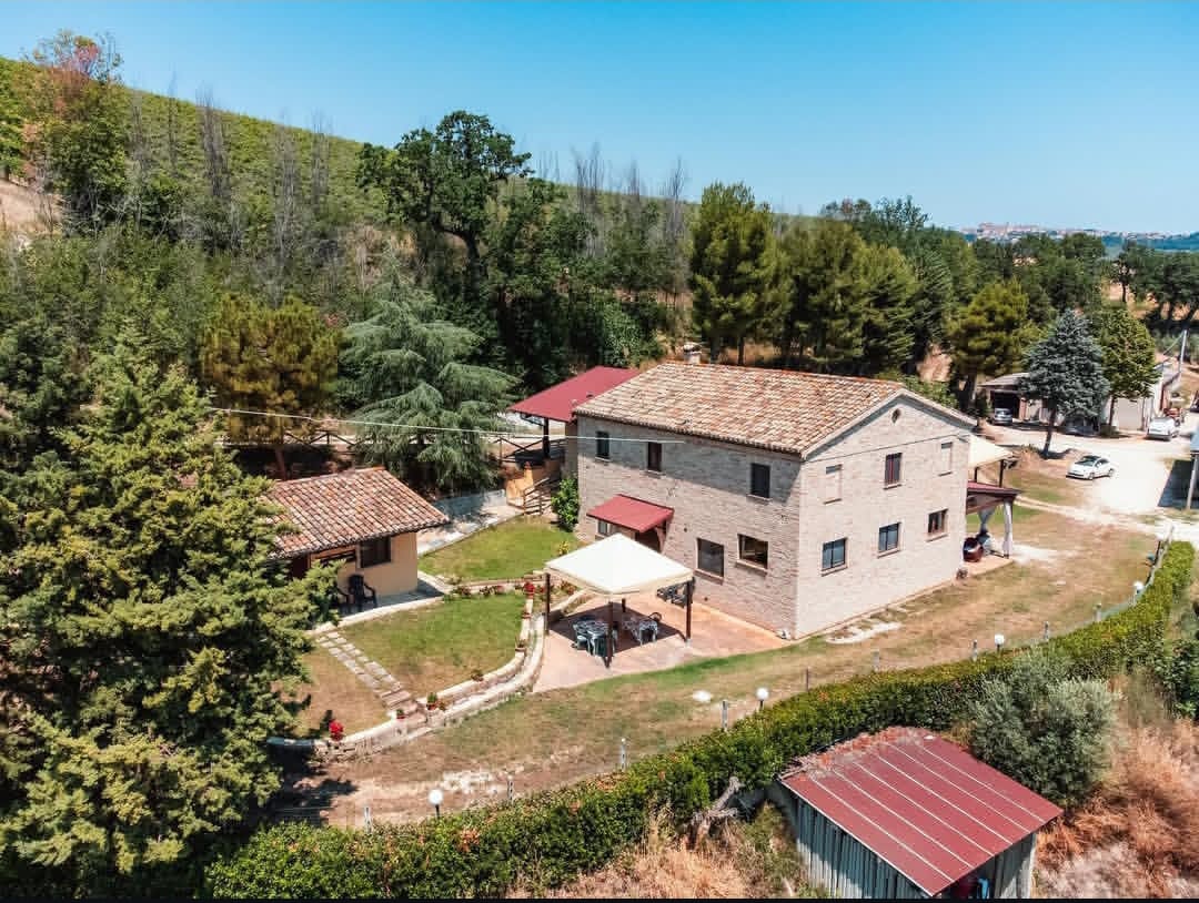 Villa vista dall'alto