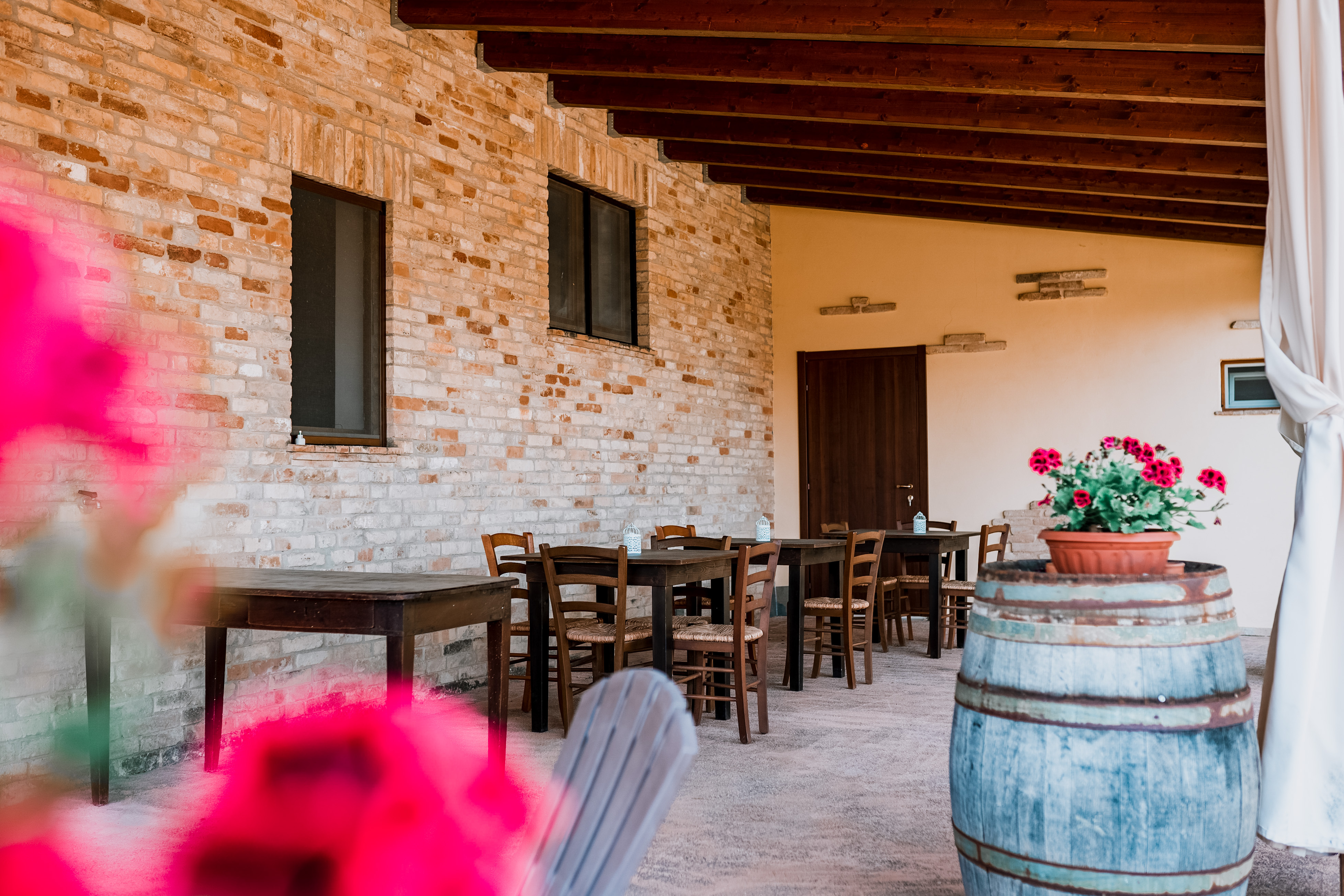 Portico per le colazioni