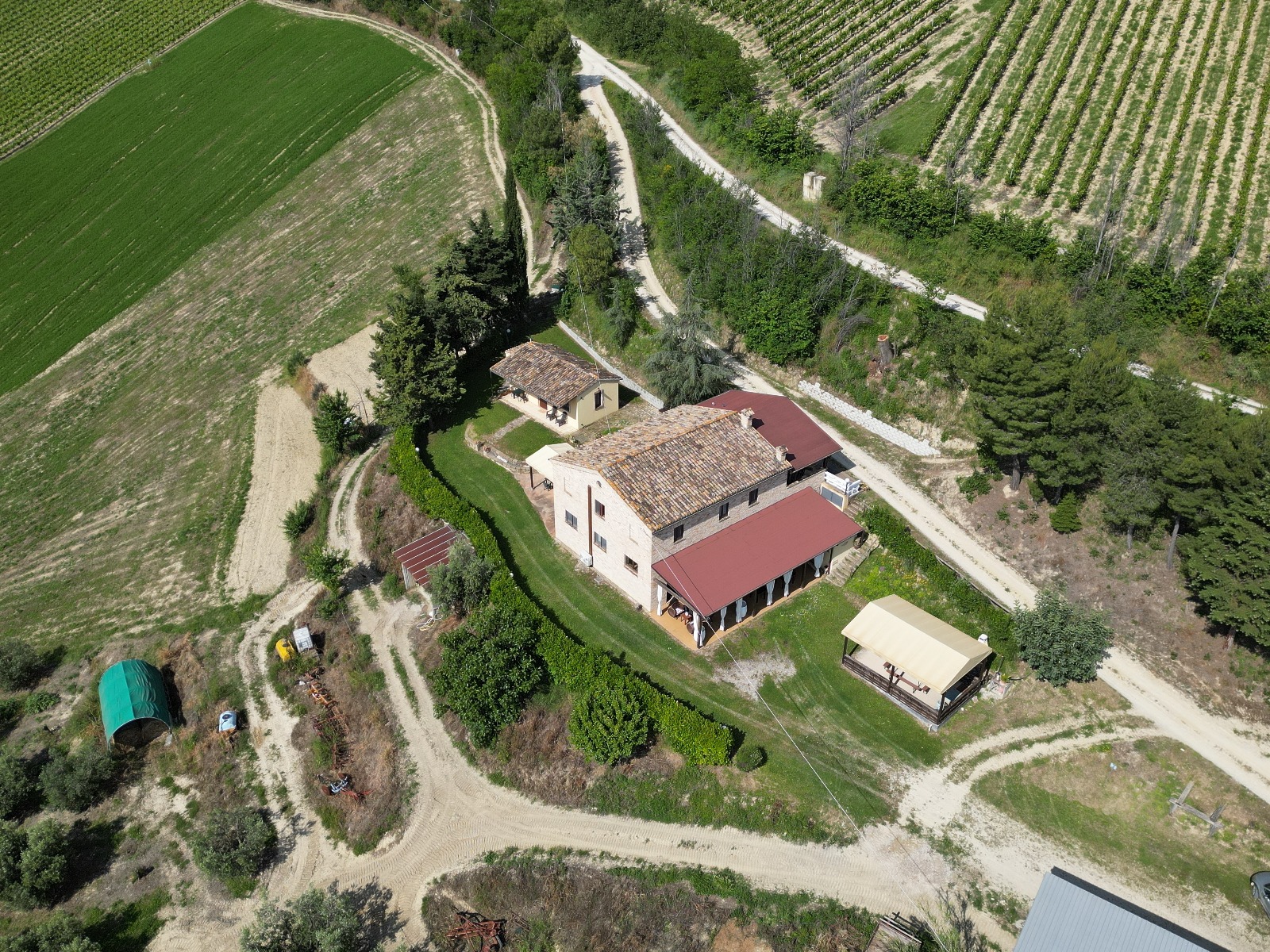 Foto della struttura dall'alto
